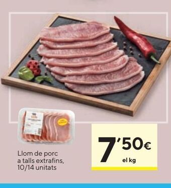 Caprabo Lomo de cerdo oferta