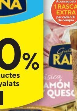 Caprabo Rana básica tortellini de jamón-queso 250 g oferta