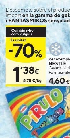 Caprabo Pirulo nestlé oferta