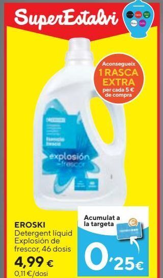 Caprabo Detergente líquido eroski oferta