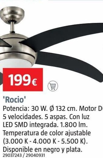 Bauhaus Ventilador de techo oferta