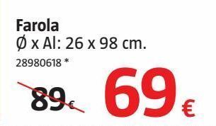 Bauhaus Farola solar oferta