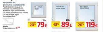 Bauhaus Ventanas oferta