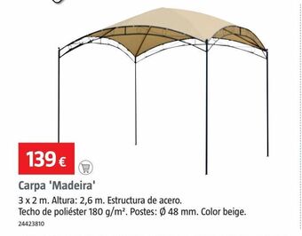 Bauhaus Carpa plegable oferta