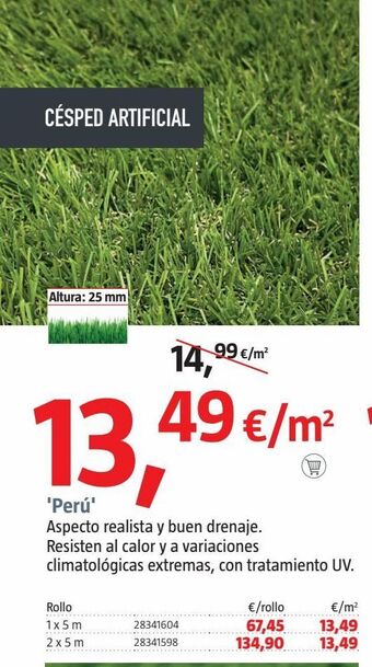 Bauhaus Césped artificial oferta