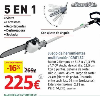Bauhaus Herramientas de jardín oferta