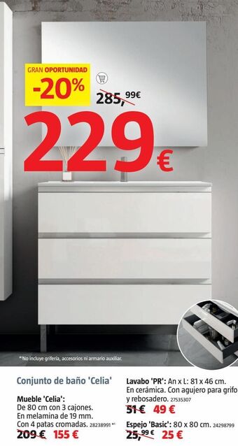 Bauhaus Muebles de baño oferta