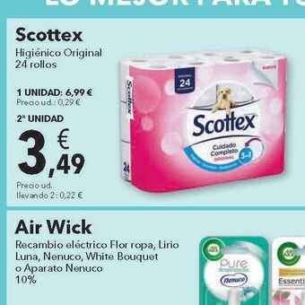 Clarel Papel Higiénico Scottex oferta