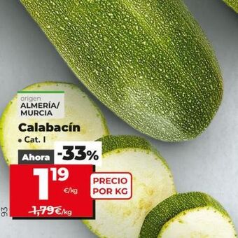 Dia Calabacín oferta
