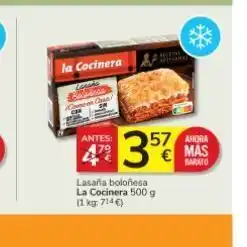 Consum Lasaña boloñesa oferta