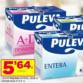 Supermercados Dani Leche puleva entera oferta