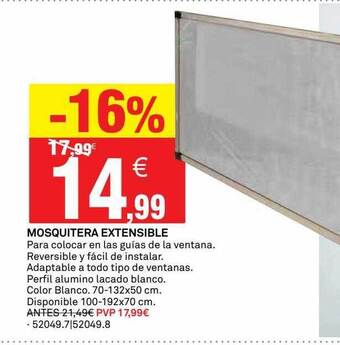 Bricoking Mosquitera Extensible oferta
