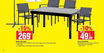 Bricoking Mesa Bellum Silla Hicacos oferta