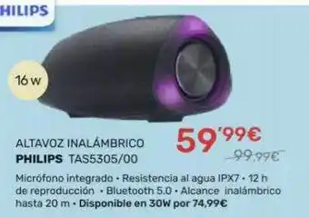 Cenor Altavoz Inalámbrico Philips Tas5305-00 oferta