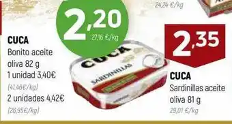 Coviran Cuca Bonito Aceite Oliva Cuca Sardinillas Aceite Oliva oferta