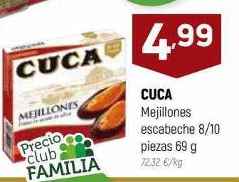 Coviran Cuca Mejillones Escabeche 8 10 Piezas oferta