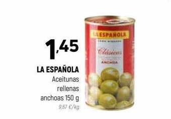 Coviran La Española Aceitunas Rellenas Anchoas oferta