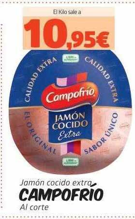 Maskom Supermercados Jamón Cocido Extra Campofrio oferta
