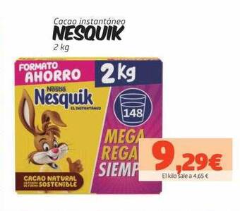 Maskom Supermercados Cacao Instantáneo Nesquik oferta