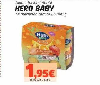 Maskom Supermercados Alimentación Infantil Hero Baby oferta