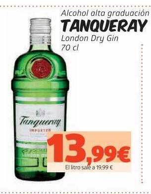 Maskom Supermercados Alcohol Alta Graduación Tanqueray London Dry Gin oferta