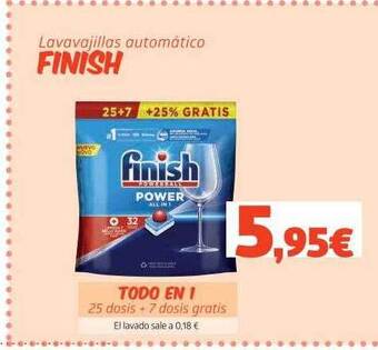 Maskom Supermercados Lavavajillas Automático Finish oferta