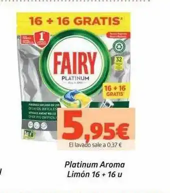 Maskom Supermercados Platinum Aroma Limón Fairy oferta