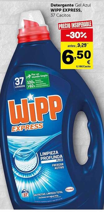 Masymas Detergente Wipp Express oferta