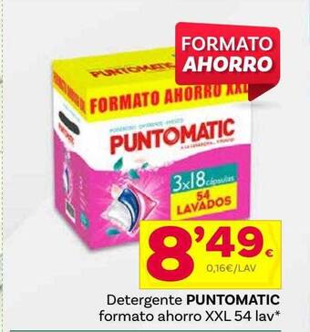 Supermercados Dani Detergente Puntomatic Formato Ahorro Xxl oferta