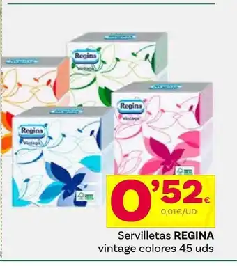 Supermercados Dani Servilletas Regina Vintage Colores oferta