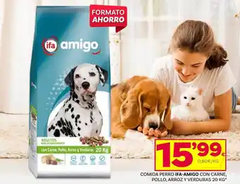 Supermercados Dani Comida Perro Ifa-amigo Con Carne, Pollo, Arroz Y Verduras oferta