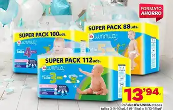 Supermercados Dani Pañales Ifa-unnia Etapas Tallas 3 oferta