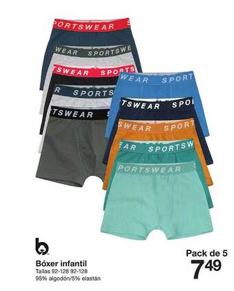 Zeeman Bóxer Infantil oferta