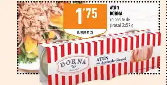Supermercados Deza Atún Dorna En Aceite De Girasol oferta