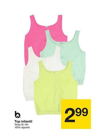 Zeeman Top Infantil oferta