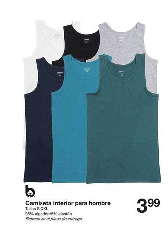 Zeeman Camiseta Interior Para Hombre oferta