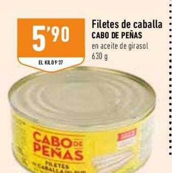Supermercados Deza Filetes De Caballa Cabo De Peñas oferta