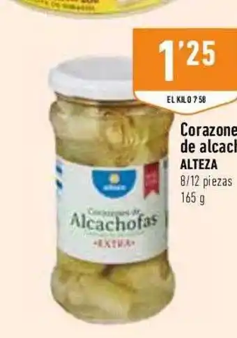 Supermercados Deza Corazone De Alcachofas Alteza oferta