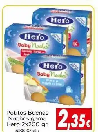 Potitos Buenas Noches Gama Hero