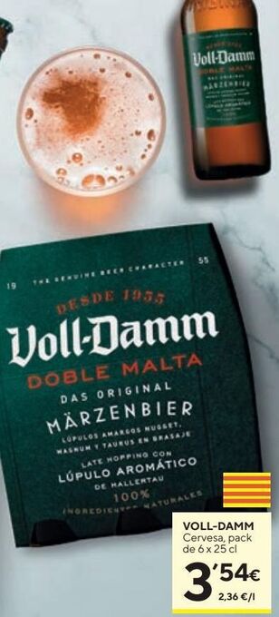 Caprabo Cerveza voll-damm oferta