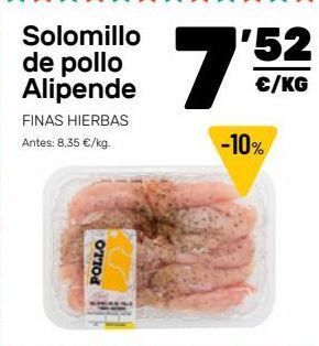 AhorraMas Solomillo de pollo alipende oferta