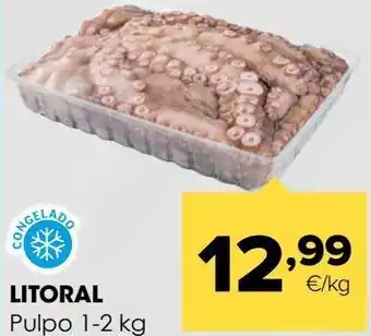 Autoservicios Familia Pulpo 1-2 kg oferta