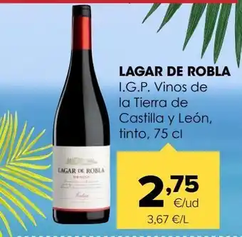 Autoservicios Familia Lagar de la robla i.g.p. vinos de la tierra de castilla y león, tinto, 75 cl oferta