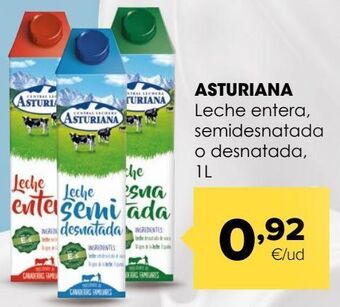 Autoservicios Familia Leche entera , semidesnatada o desnatada, 1l oferta