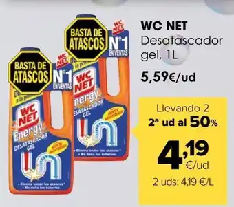 Autoservicios Familia Desatascador gel wc net, 1l oferta