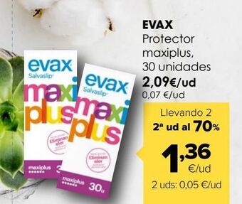 Autoservicios Familia Evax protector maxiplus, 30 unidades oferta