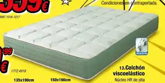 Rapimueble Colchón viscoelástico 105 x 190 cm oferta