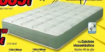 Rapimueble Colchón viscoelástico 135 x 190 cm oferta