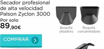 Secador Profesional De Alta Velocidad Palson Zyclon 3000