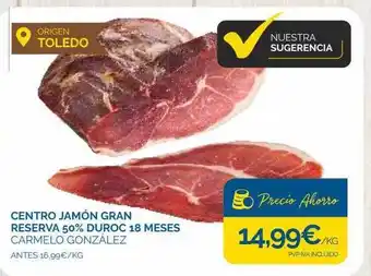 Cash Ecofamilia Centro Jamón Gran Reserva 50% Duroc 18 Meses oferta